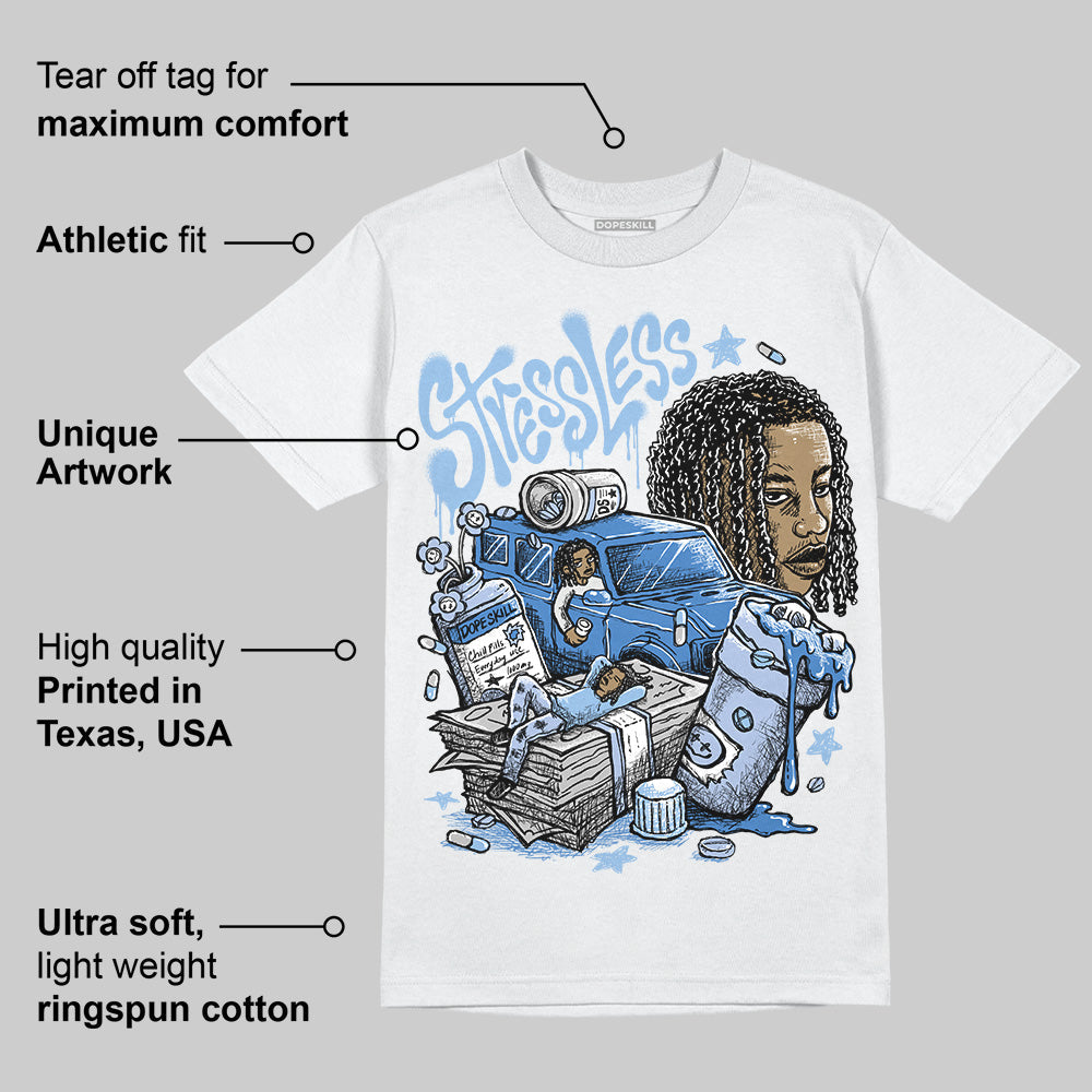 Women's Runner Sneaker Light Blue superstreetwear T-Shirt Stressless Graphic
