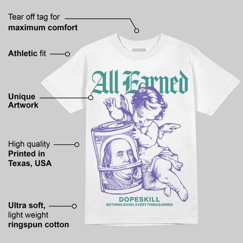 Grape 5s superstreetwear T-Shirt All Earned Graphic