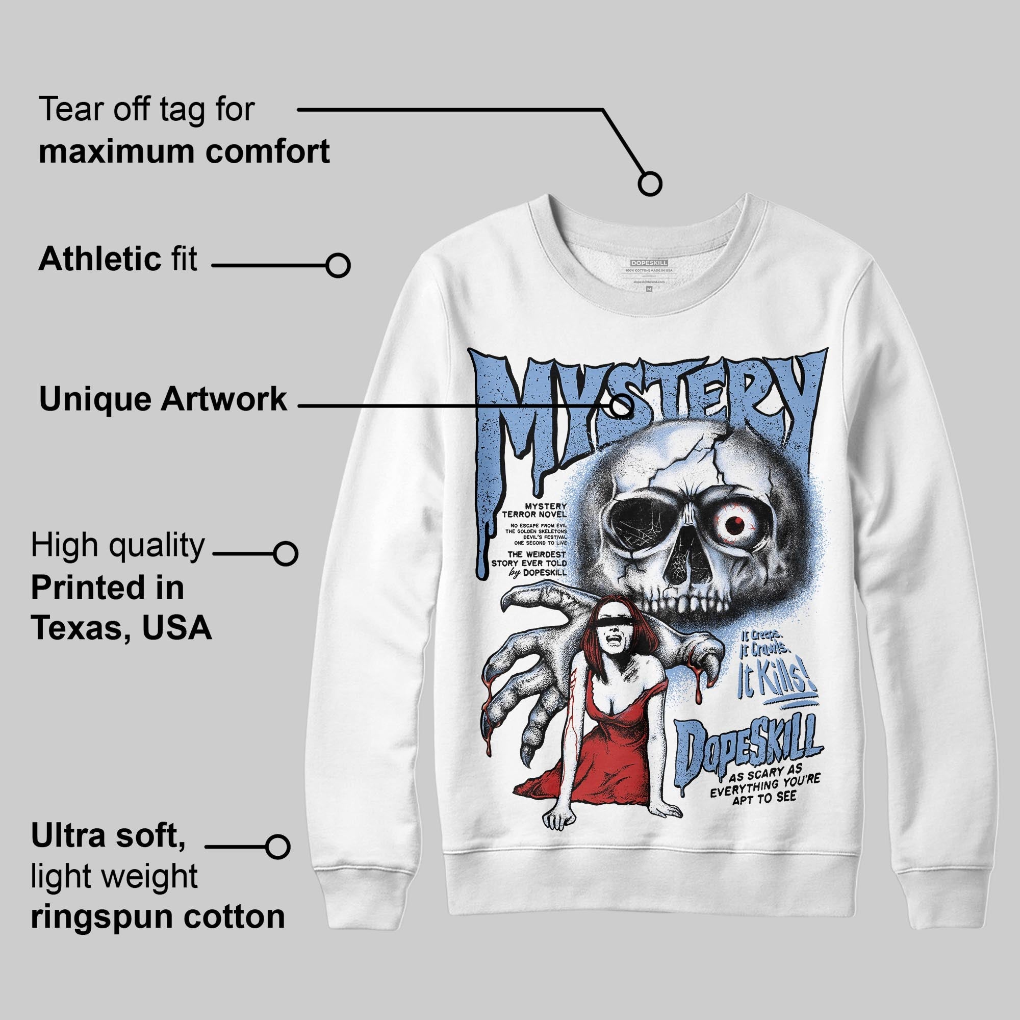 Forget Me Not 4s superstreetwear Sweatshirt Mystery Ghostly Grasp Graphic