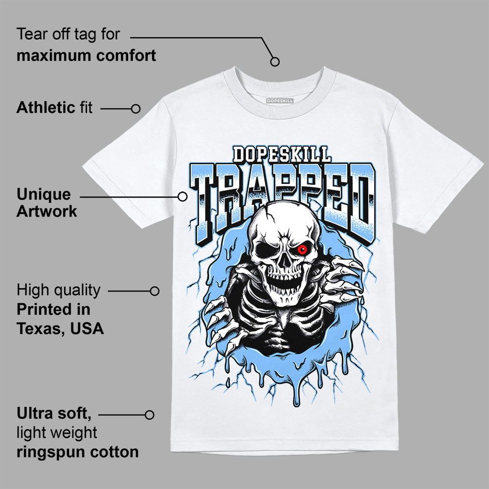 Powder Blue 9s superstreetwear T-Shirt Trapped Halloween Graphic
