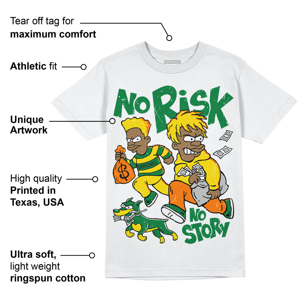 Dunk Reverse Brazil superstreetwear T-Shirt No Risk No Story Graphic