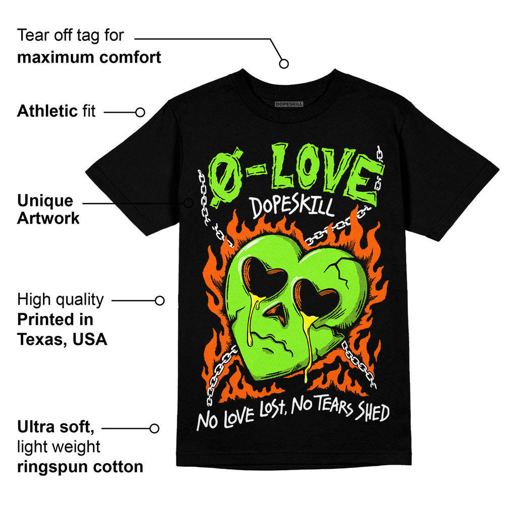 Neon Green Collection superstreetwear T-Shirt Crying Heart Graphic