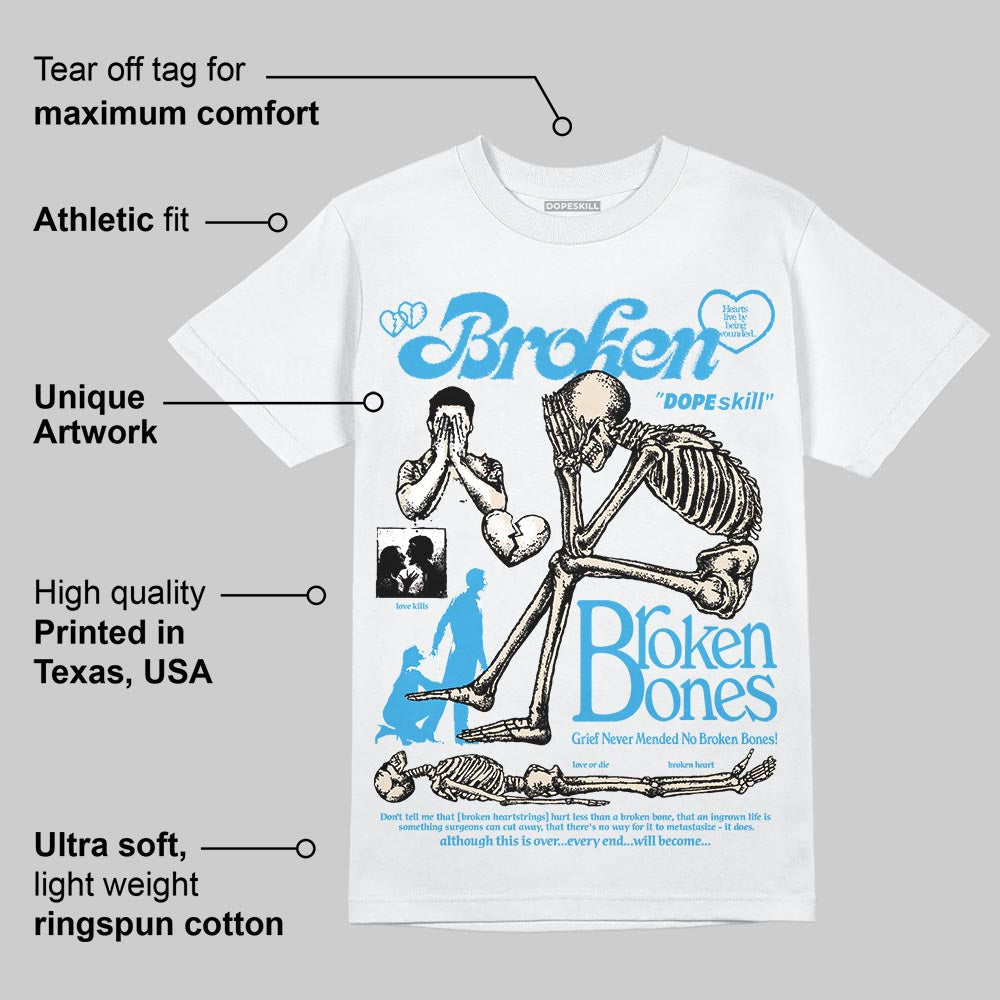 UNC Reimagined 1s superstreetwear T-Shirt Broken Bones Graphic