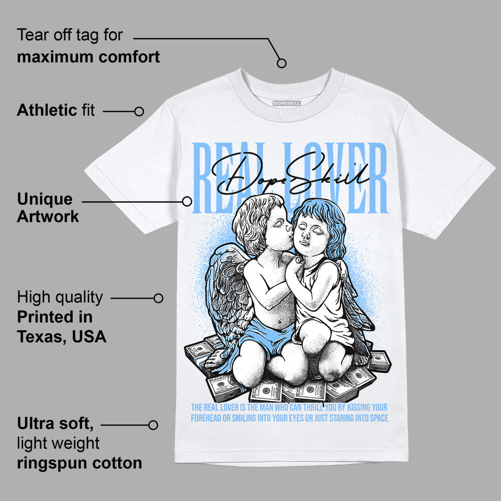Powder Blue 9s superstreetwear T-Shirt Real Lover Graphic