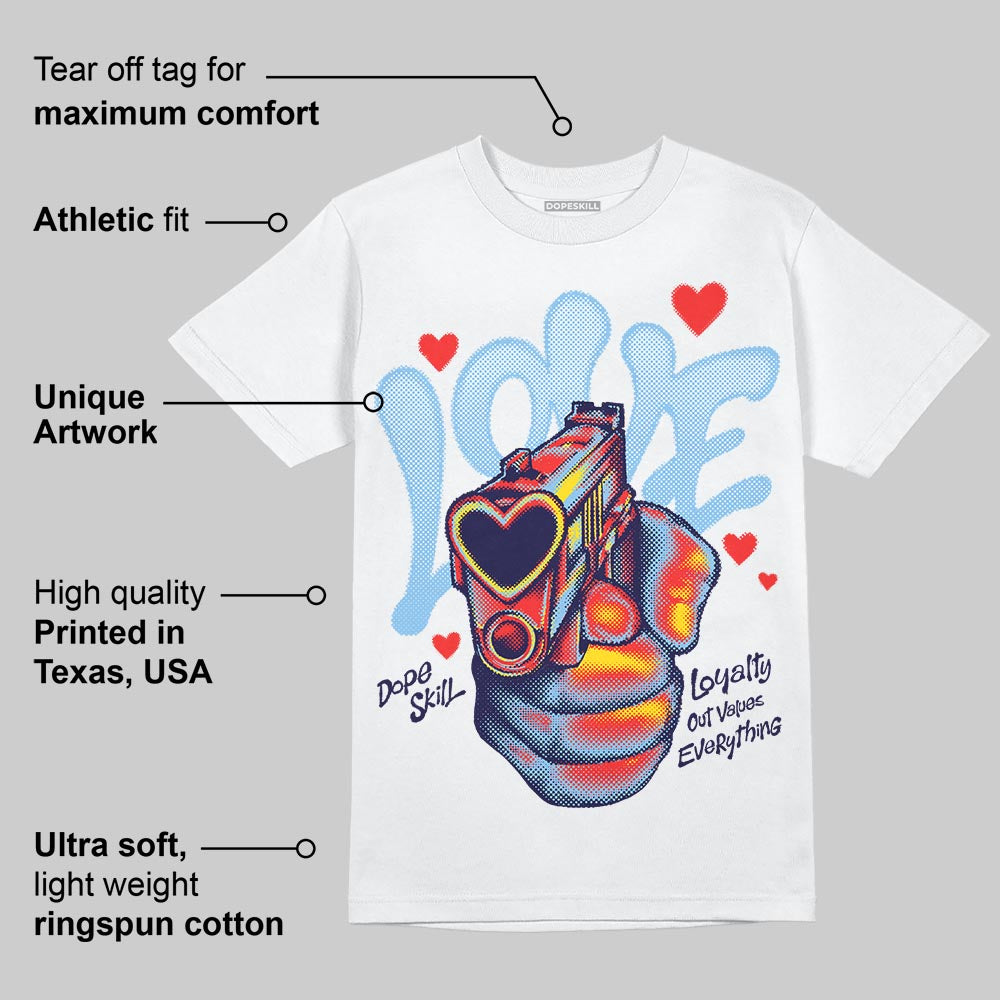 University Blue Collection superstreetwear T-Shirt Love Shot Graphic