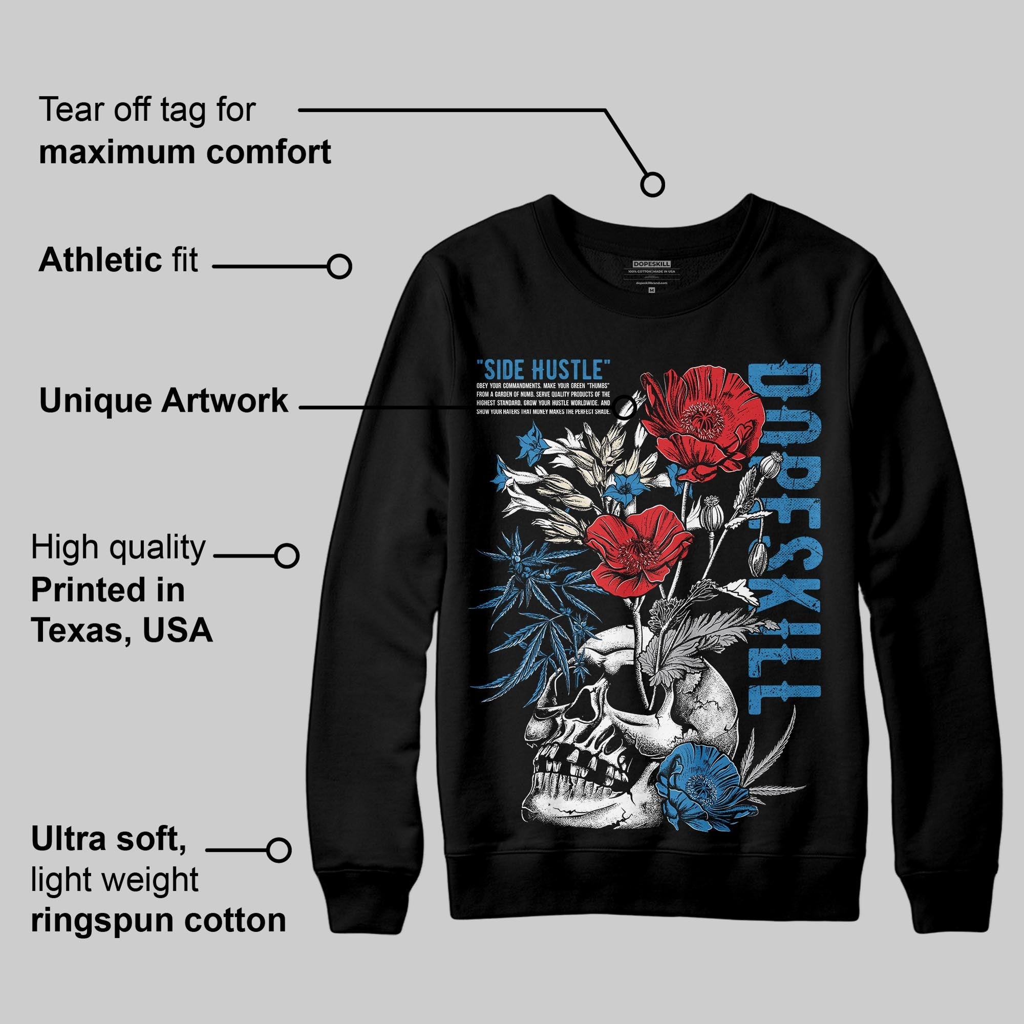 Rare Air 3s superstreetwear Sweatshirt Side Hustle Graphic