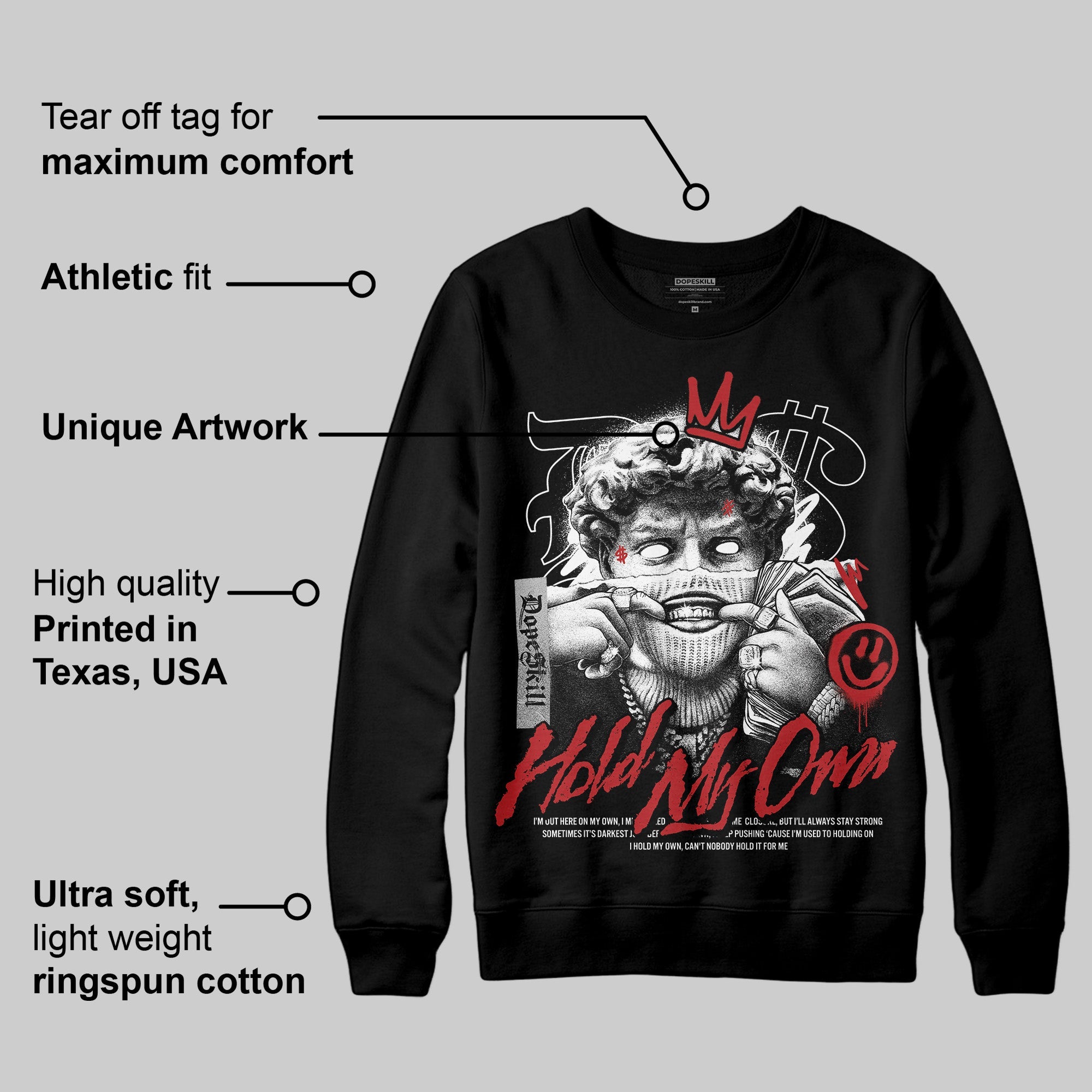 Black Toe Reimagined 1s superstreetwear Sweatshirt In My Way Graphic