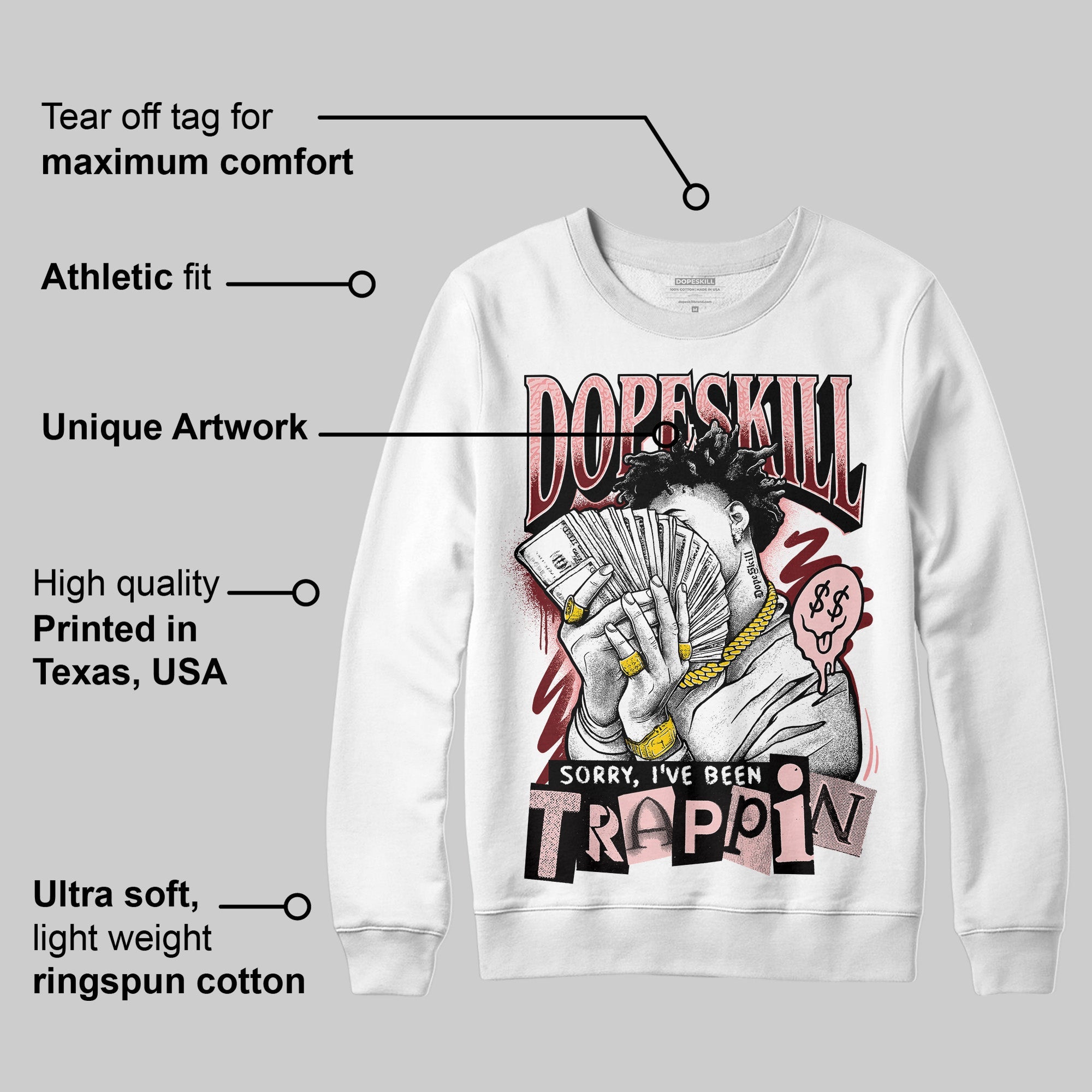 VALENTINE'S Day 3s superstreetwear Sweatshirt Sorry I've Been Trappin Graphic