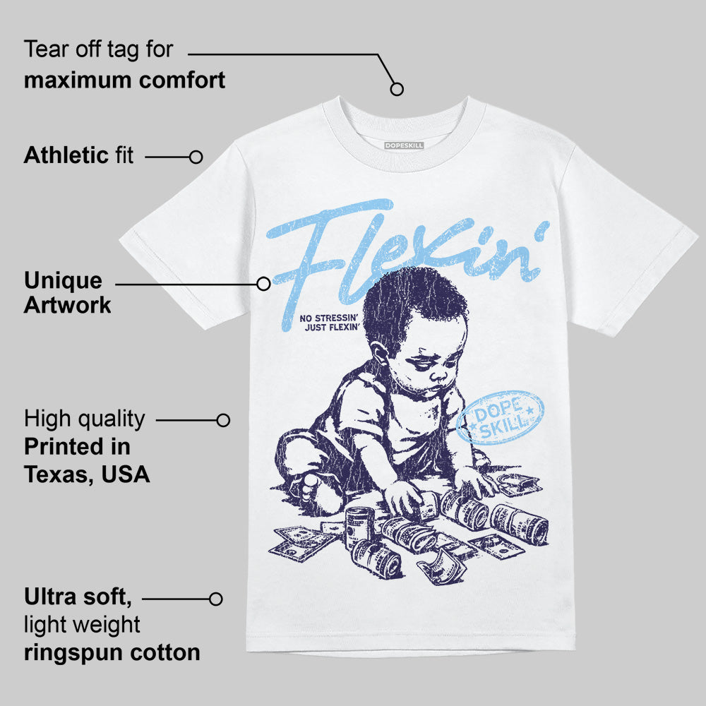 University Blue Collection superstreetwear T-Shirt Flexin' Graphic
