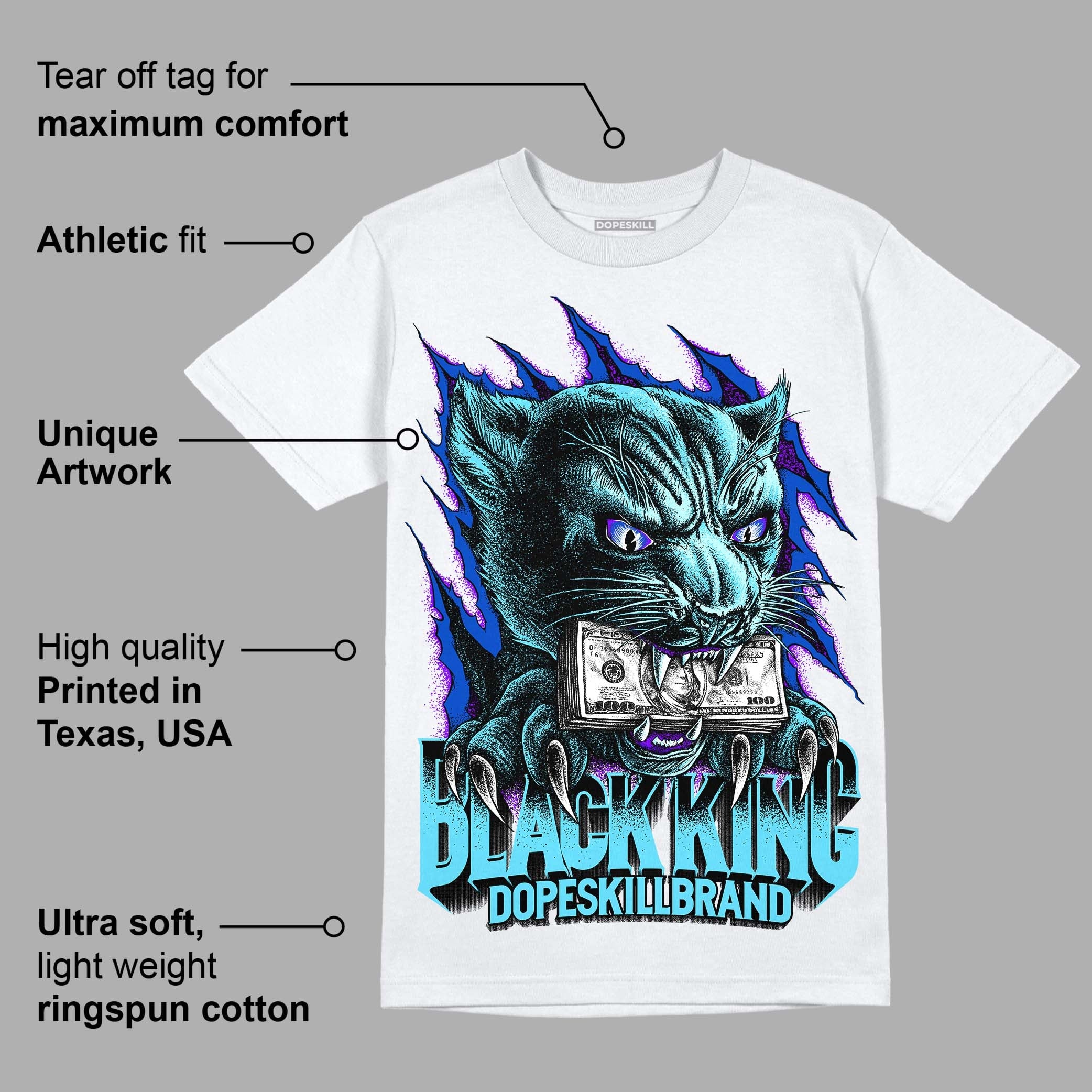 SB Dunk Argon superstreetwear T-Shirt Black King Graphic