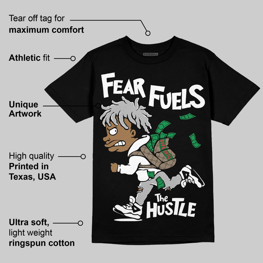 Dunk Panda White Black superstreetwear T-Shirt Fear Fuels The Hustle Graphic