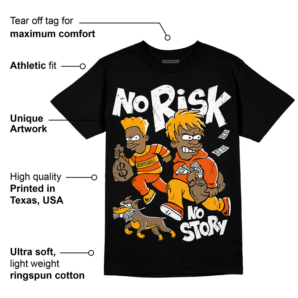 Black Taxi 12s superstreetwear T-Shirt No Risk No Story Graphic
