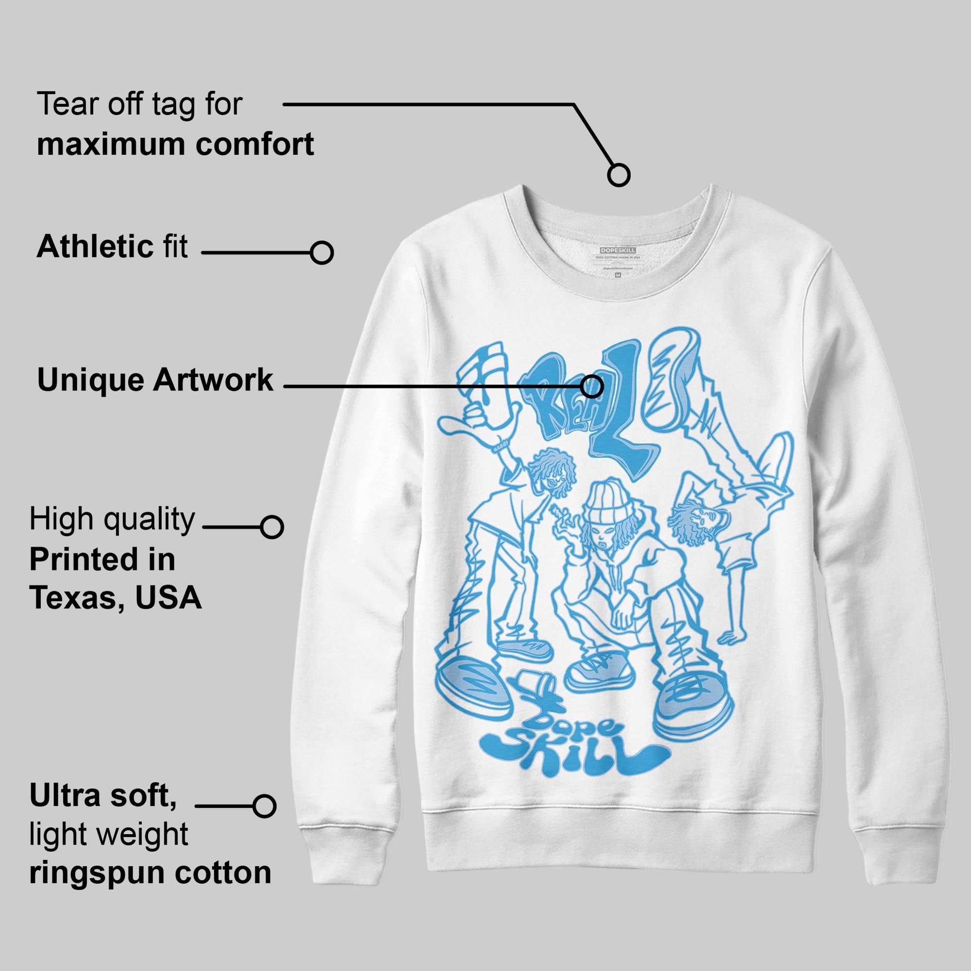 UNC Reimagined 1s superstreetwear Sweatshirt Real Y2K Players Graphic