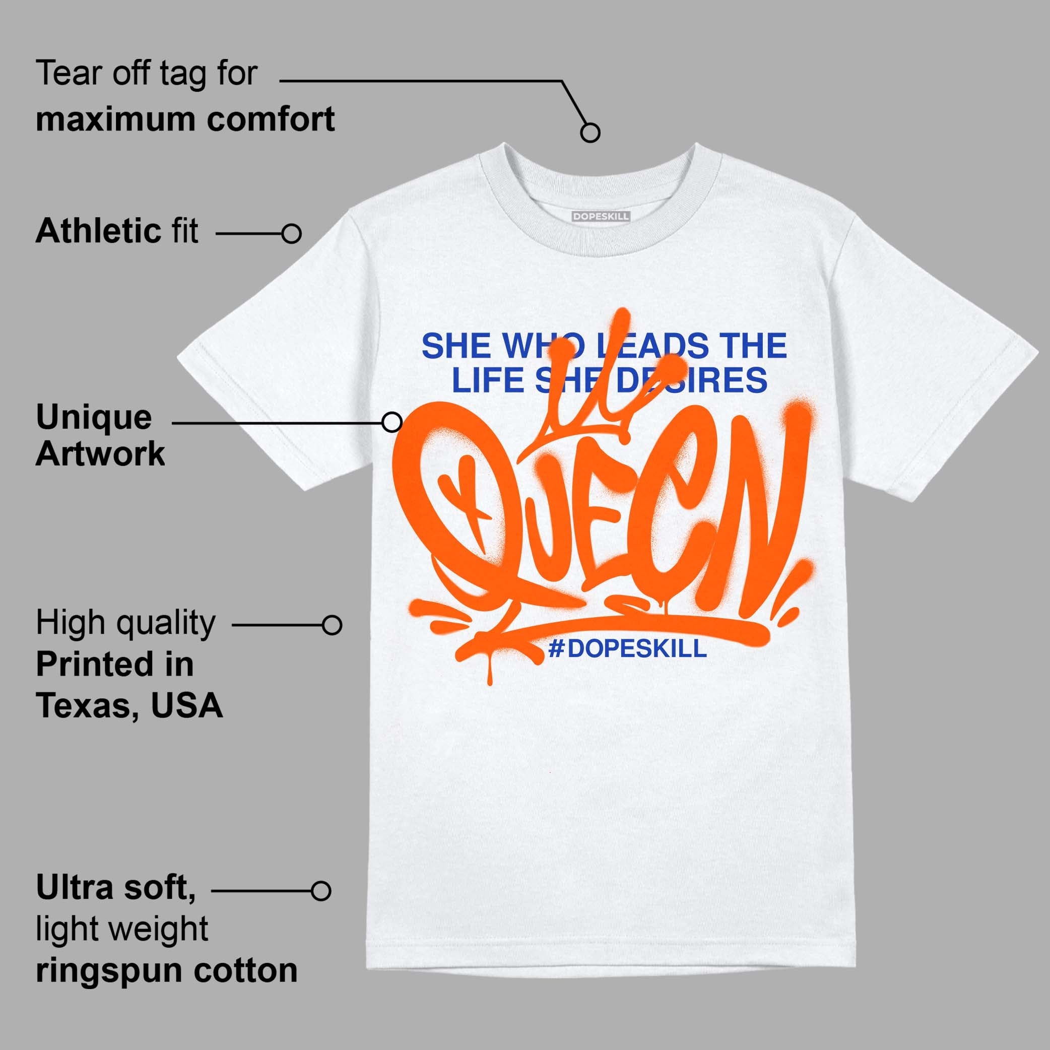 Dunk Low Futura Orange Blaze superstreetwear T-Shirt Queen Graphic