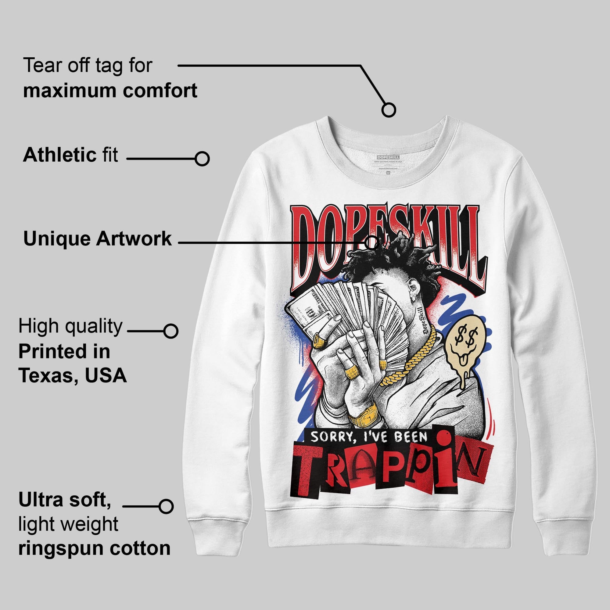 Seoul 2.0 3s superstreetwear Sweatshirt Sorry I've Been Trappin Graphic