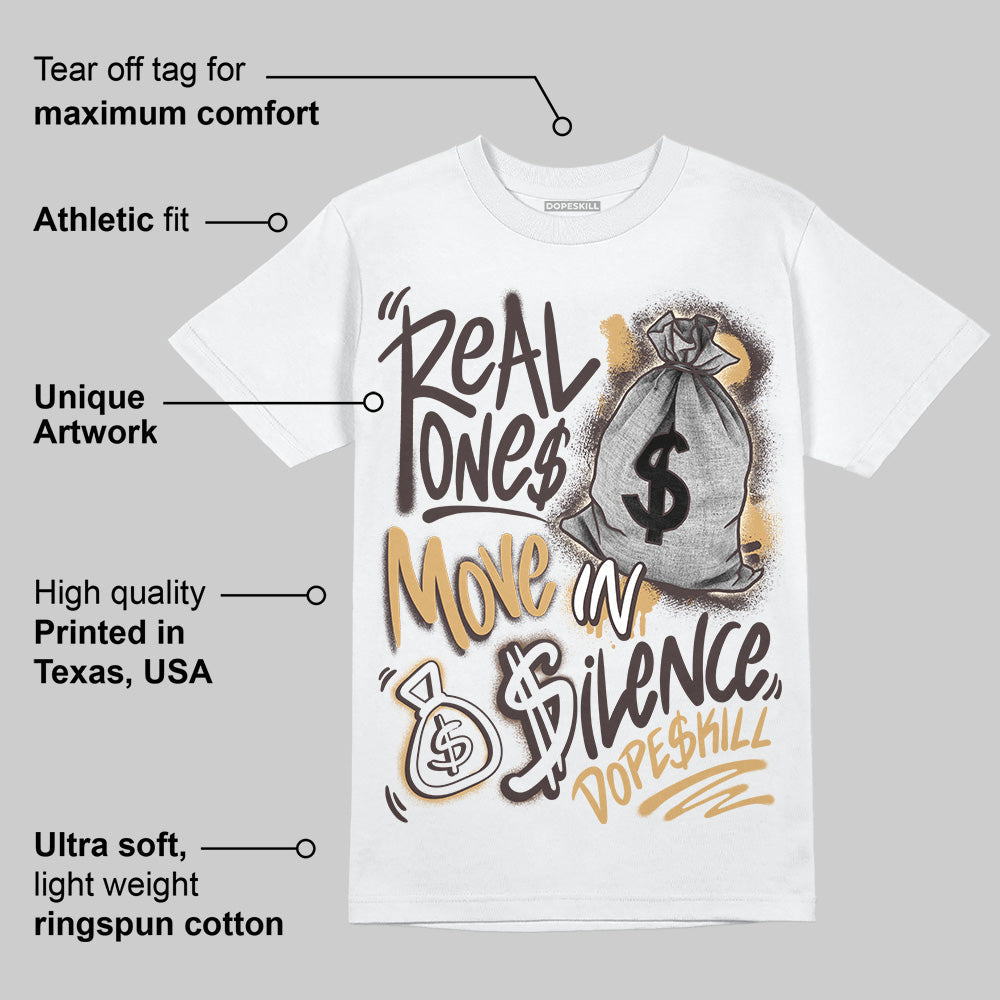 Earth 5s superstreetwear T-Shirt Real Ones Move In Silence Graphic