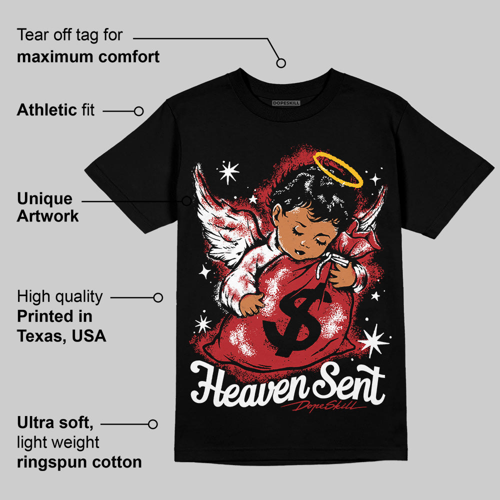 Flu Game 12s superstreetwear T-Shirt Heaven Sent Graphic