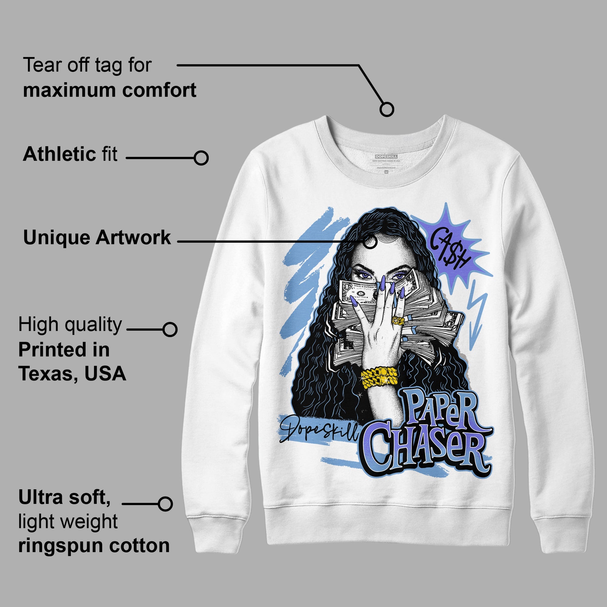University Blue Collection superstreetwear Sweatshirt NPC Graphic