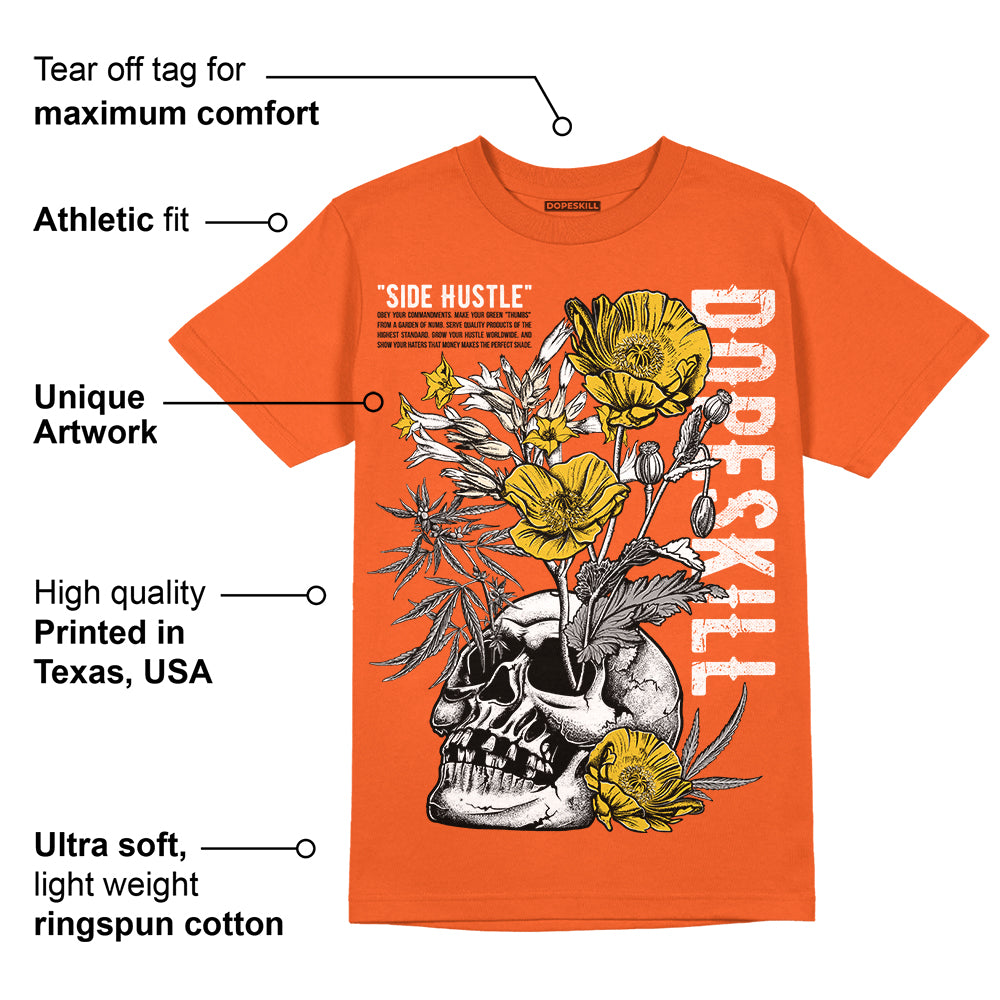 Georgia Peach 3s superstreetwear Orange T-shirt Side Hustle Graphic