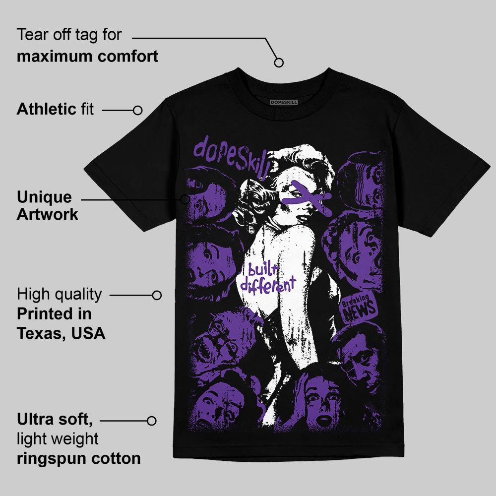 PURPLE Collection superstreetwear T-Shirt Built Different Graphic