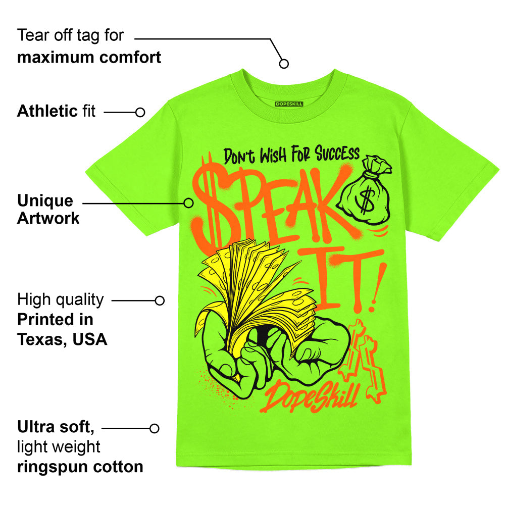 Neon Green Collection superstreetwear Neon Green T-shirt Speak It Graphic