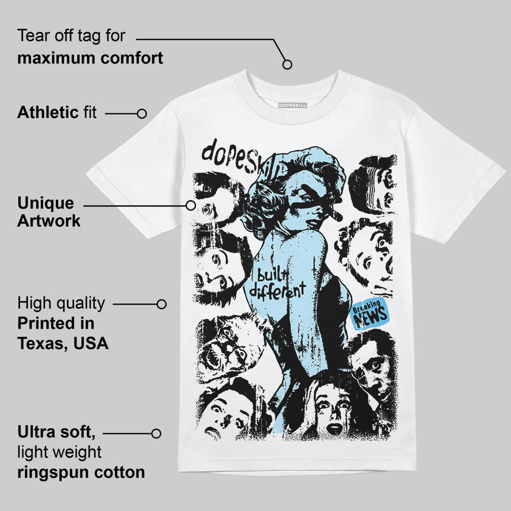 Legend Blue 11s superstreetwear T-Shirt Built Different Graphic