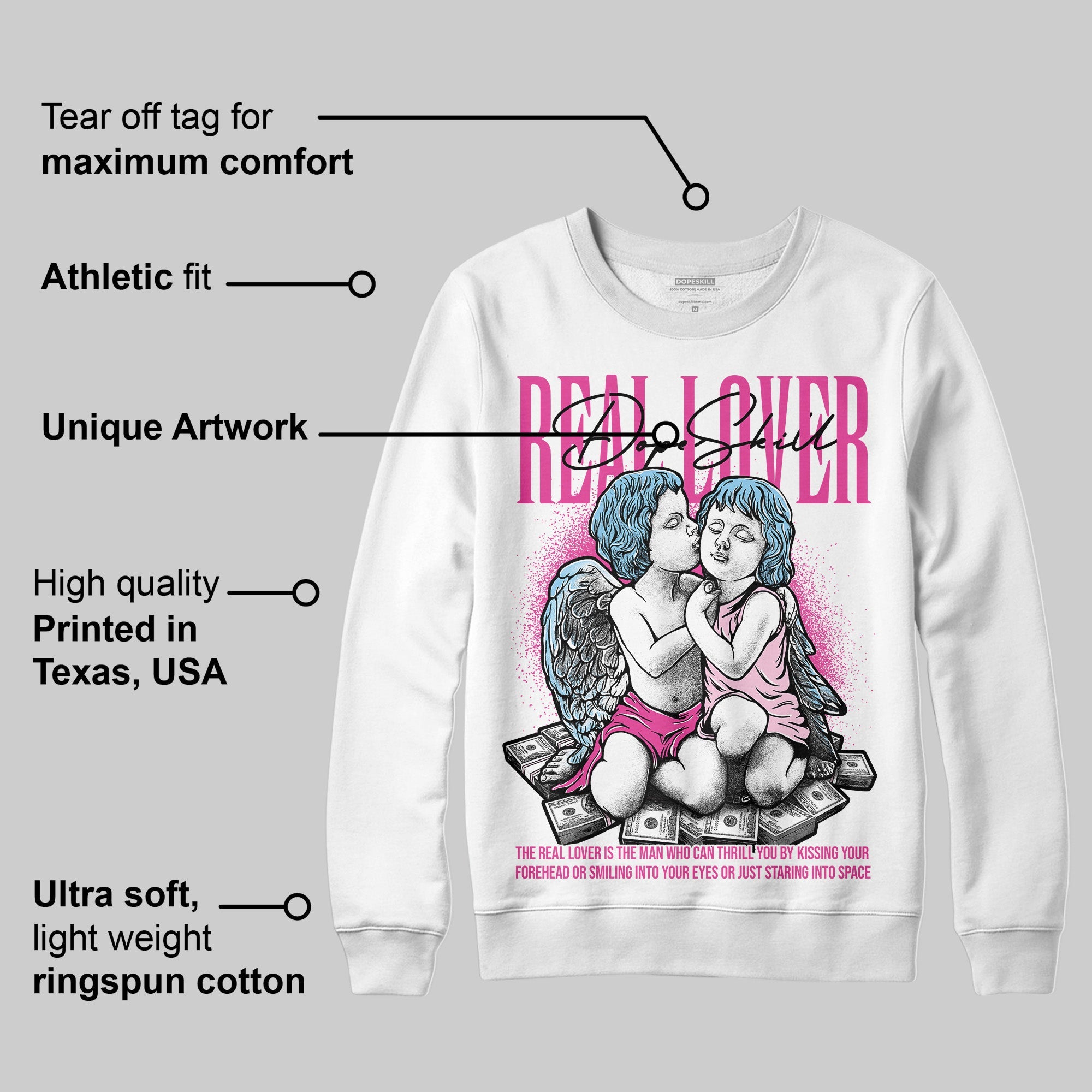 Doernbecher 6s superstreetwear Sweatshirt Real Lover Graphic