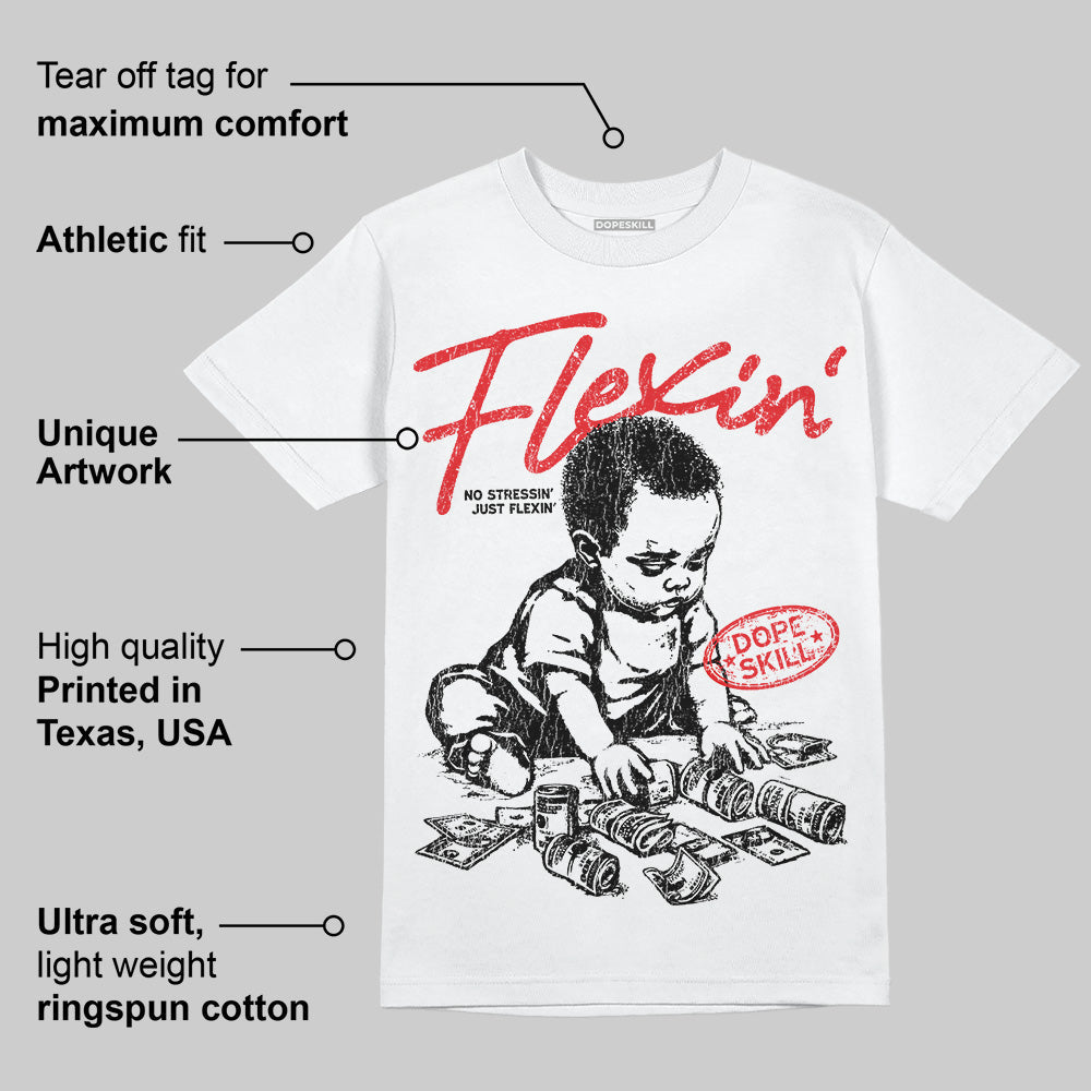 Cherry 11s superstreetwear T-Shirt Flexin' Graphic