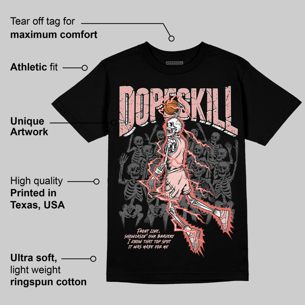 Leather Curb Glitter Pale Pink superstreetwear T-Shirt Thunder Dunk Graphic