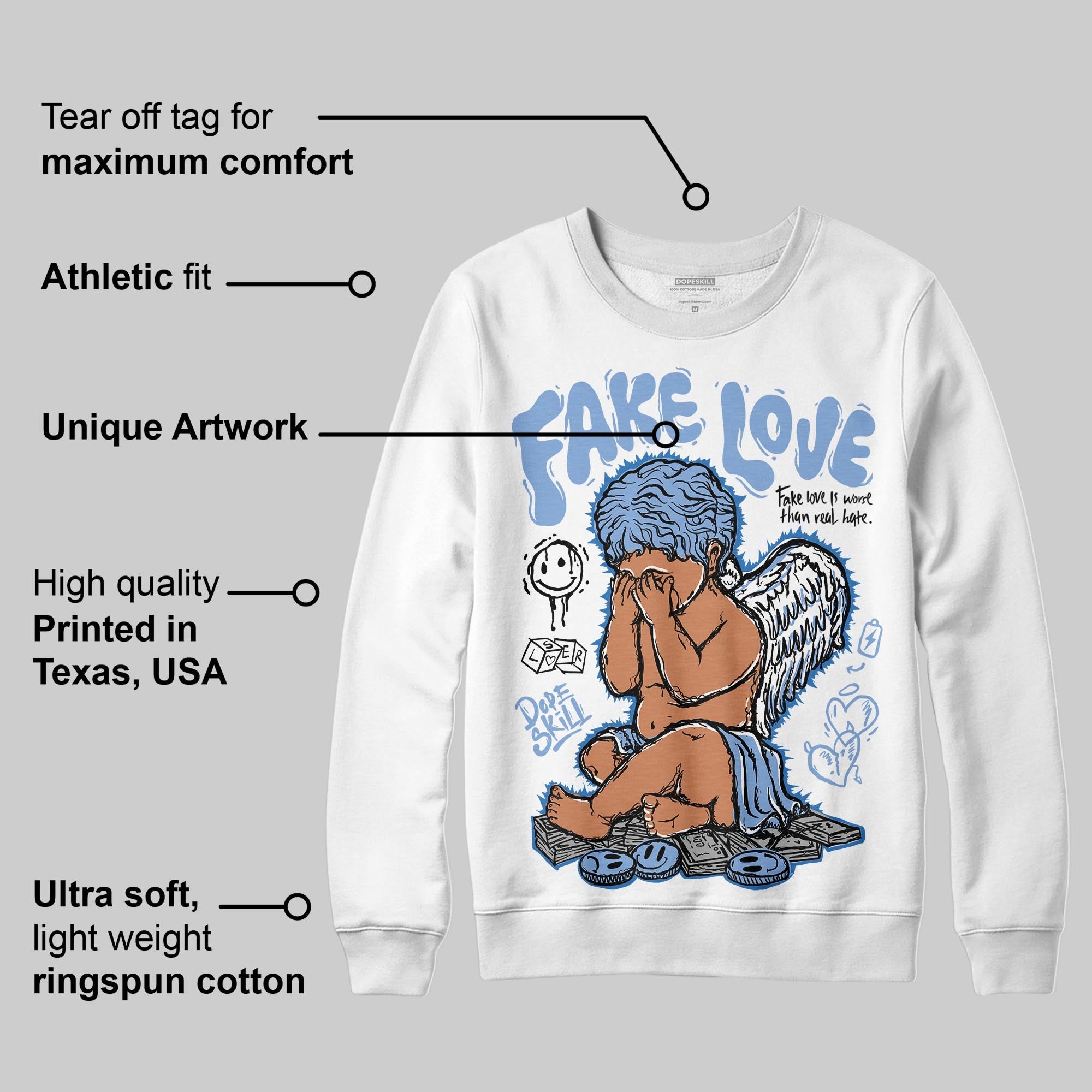 Forget Me Not 4s superstreetwear Sweatshirt False Love Graphic