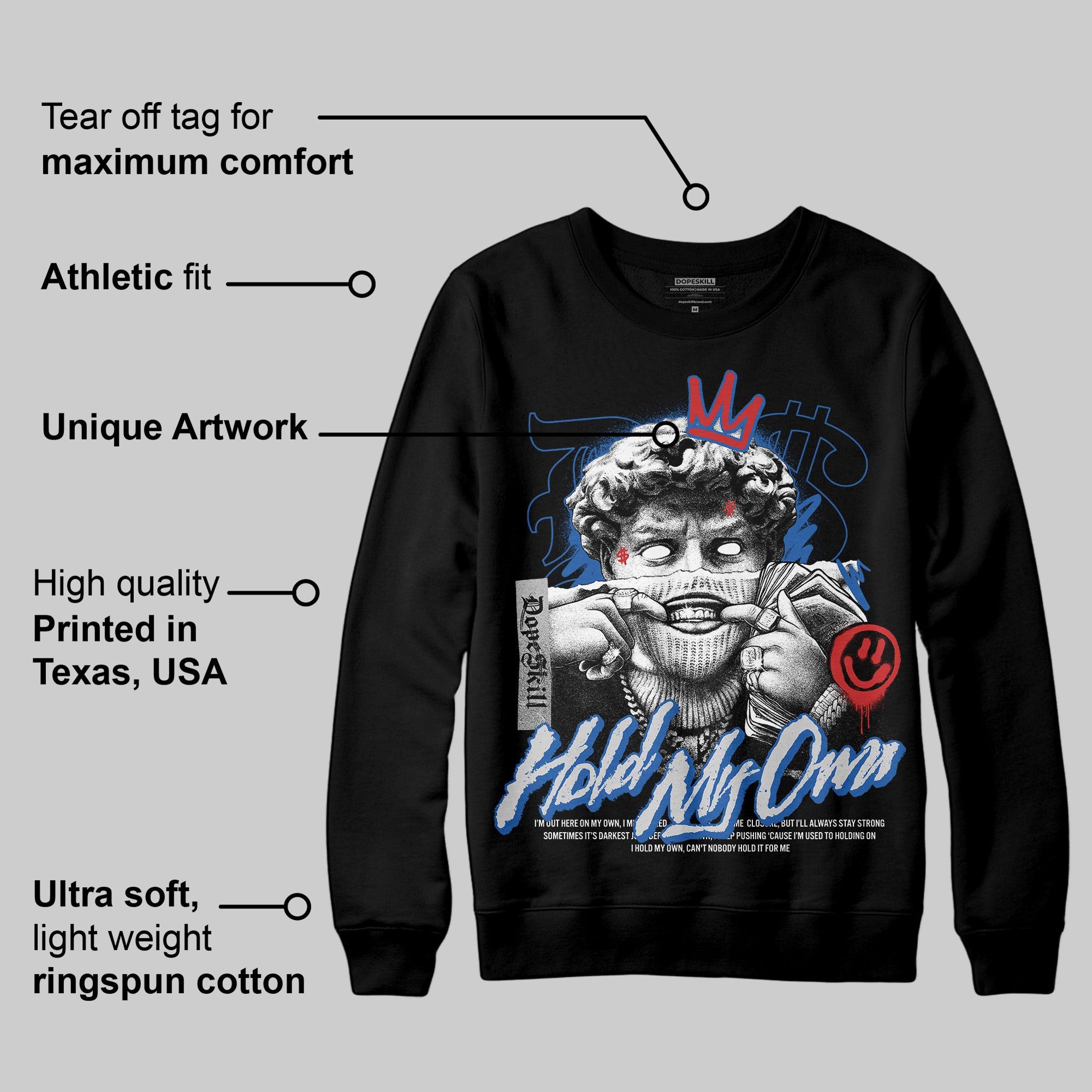 Blueberry 12s superstreetwear Sweatshirt In My Way Graphic