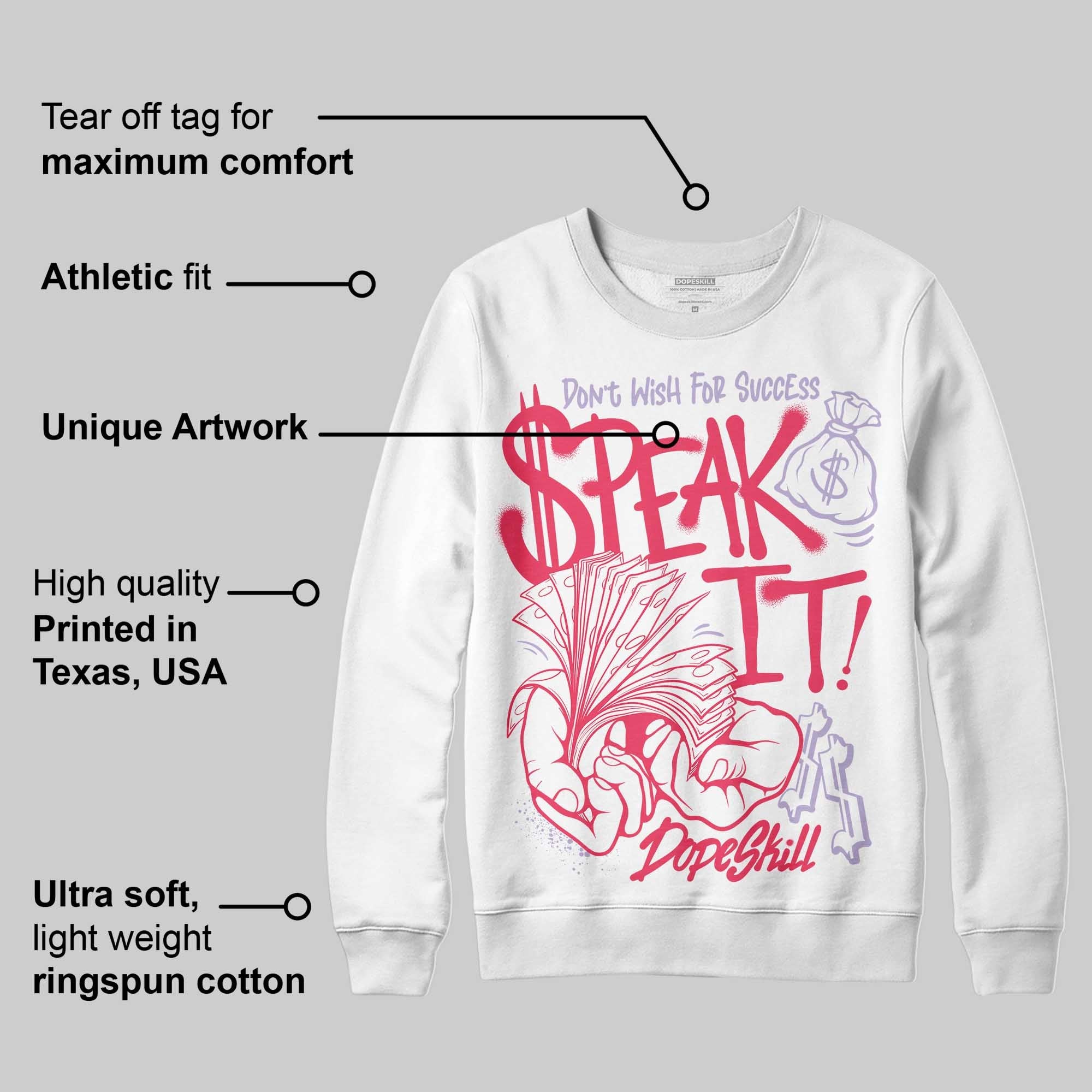 Peanut Butter Jelly 5s superstreetwear Sweatshirt Speak It Graphic