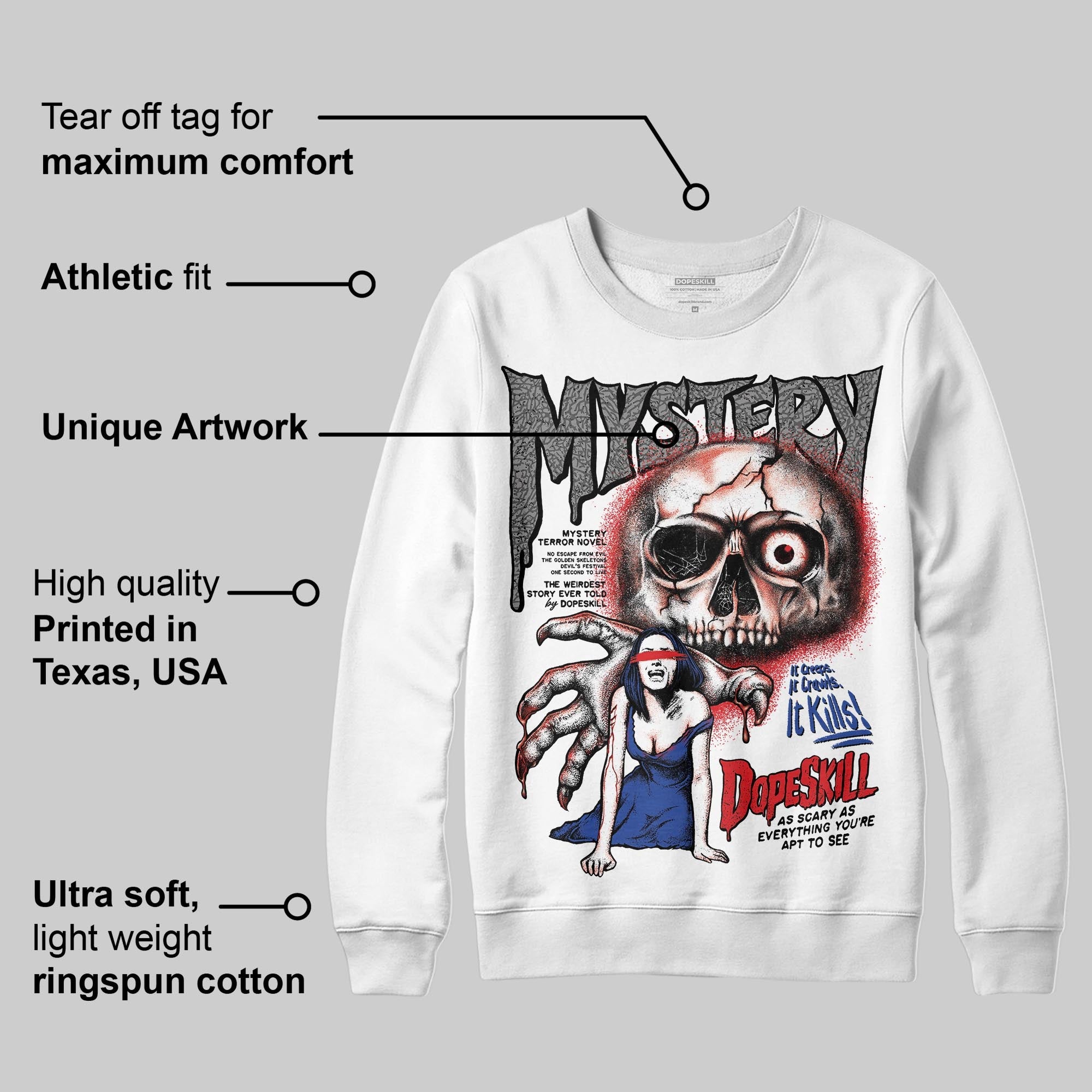 Seoul 2.0 3s superstreetwear Sweatshirt Mystery Ghostly Grasp Graphic