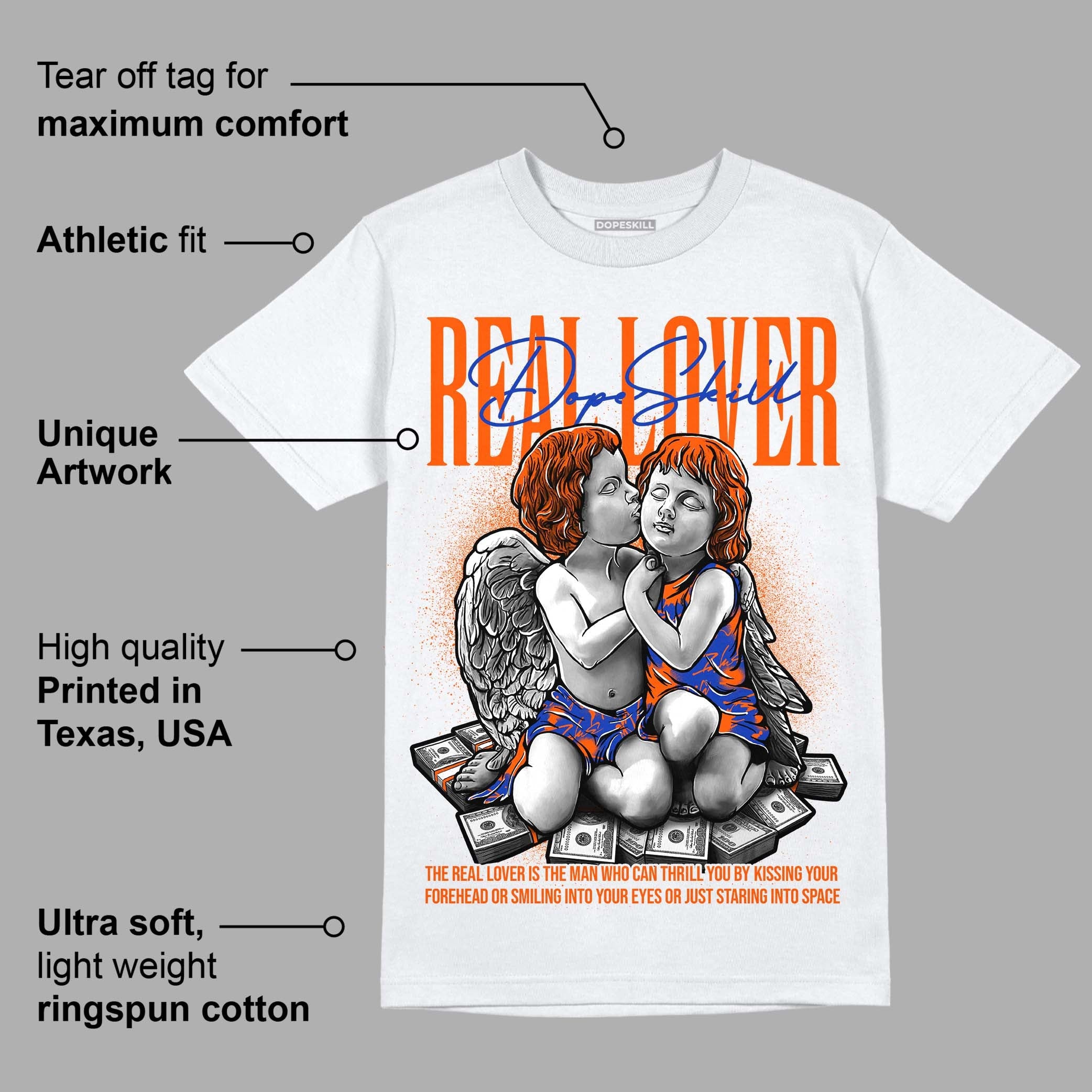 Dunk Low Futura Orange Blaze superstreetwear T-Shirt Real Lover Graphic