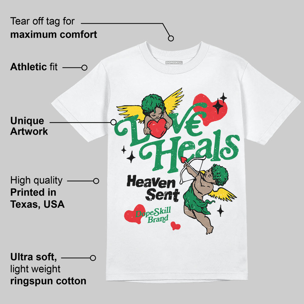Lucky Green 5s superstreetwear T-Shirt New Love Heals Graphic