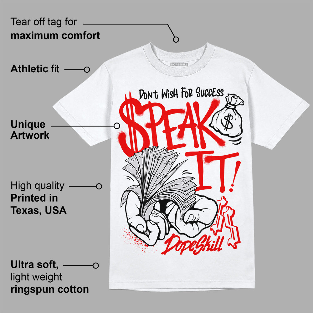 Red Cement 4S superstreetwear T-Shirt Speak It Graphic