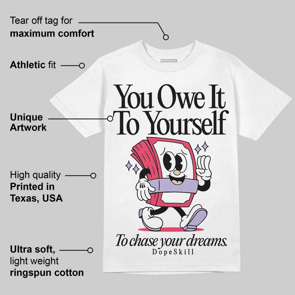 Peanut Butter Jelly 5s superstreetwear T-Shirt Owe It To Yourself Graphic