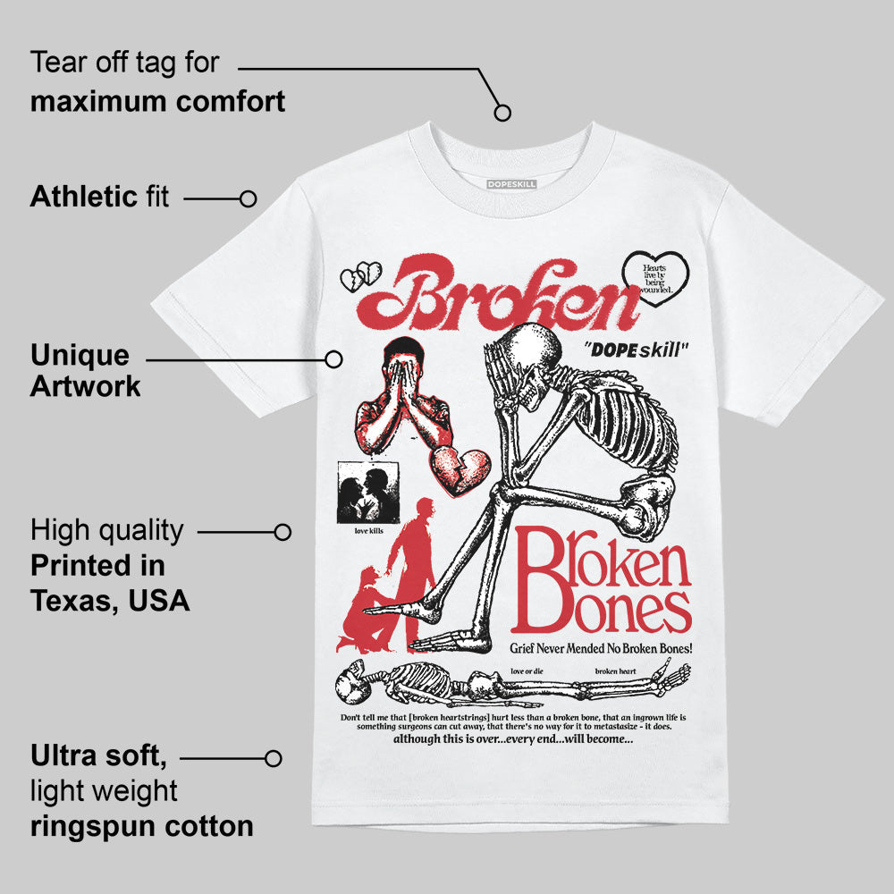 Bred 11s superstreetwear T-Shirt Broken Bones Graphic