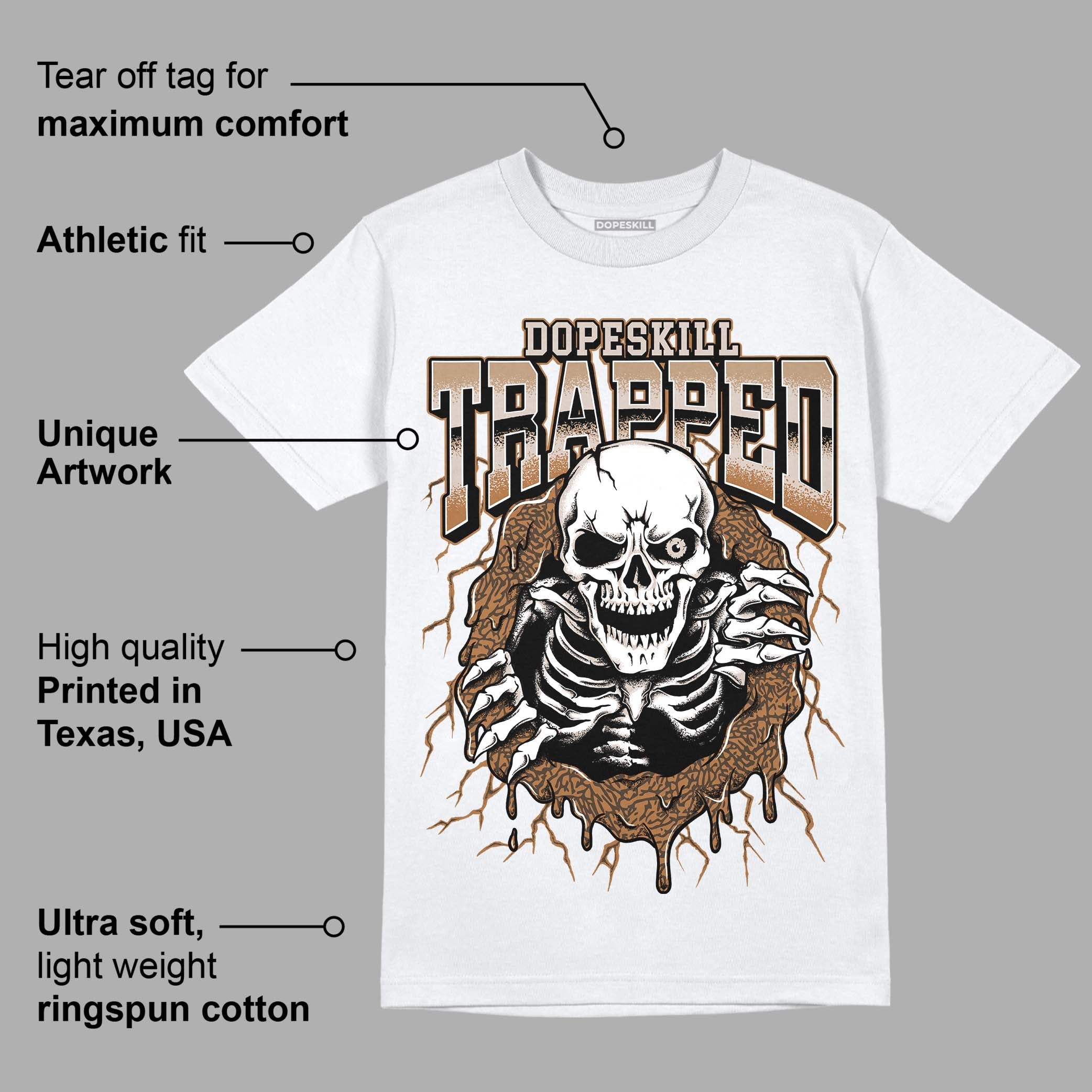 Palomino 3s superstreetwear T-Shirt Trapped Halloween Graphic