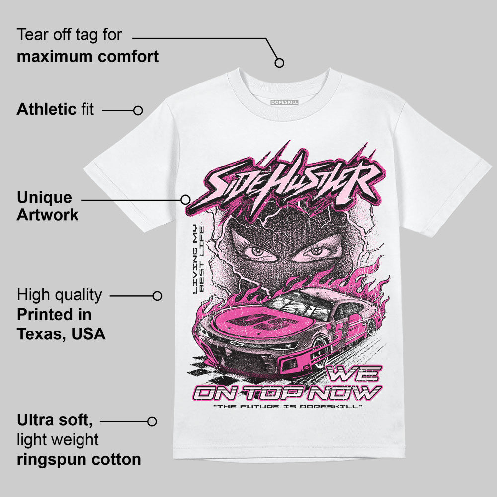 Pink Collection superstreetwear T-Shirt New Side Hustler Graphic