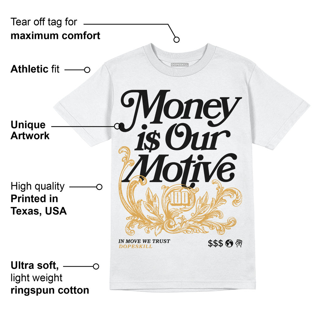 Gratitude 11s superstreetwear T-Shirt Money Is Our Motive Typo Graphic