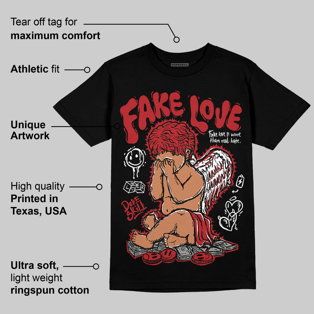 Flu Game 12s superstreetwear T-Shirt False Love Graphic