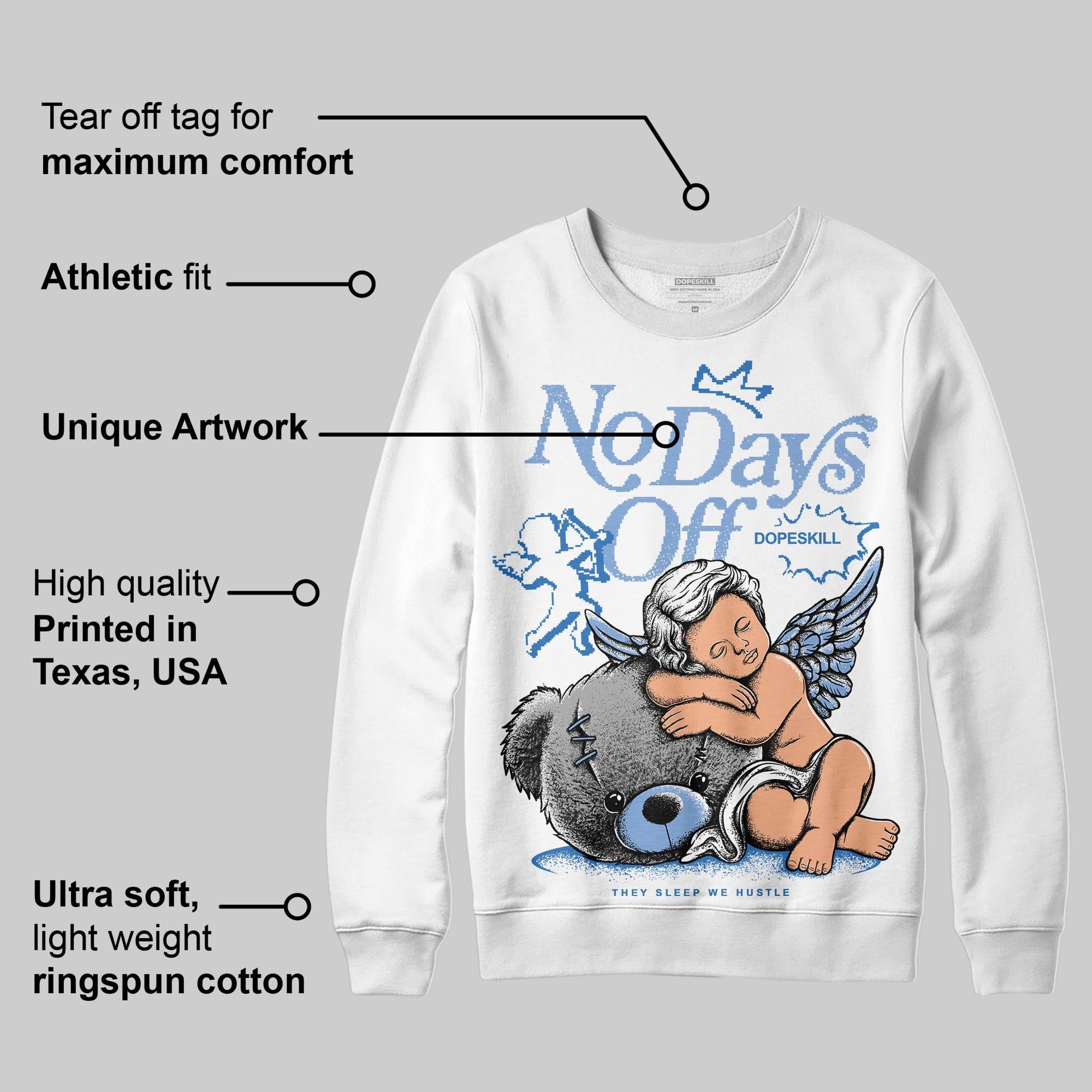 Forget Me Not 4s superstreetwear Sweatshirt New No Days Off Graphic