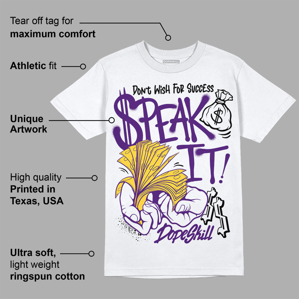 Field Purple 12s superstreetwear T-Shirt Speak It Graphic