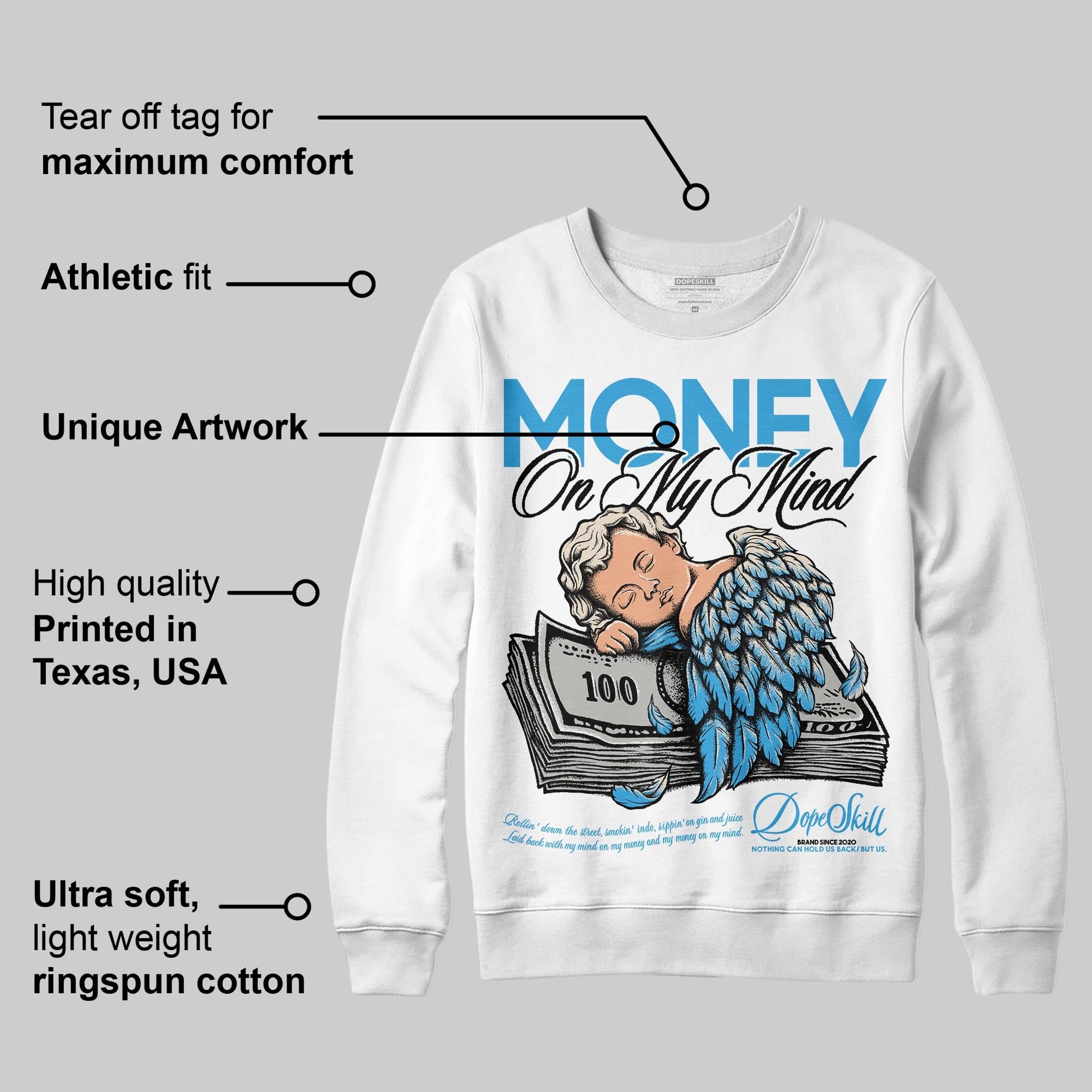 UNC Reimagined 1s superstreetwear Sweatshirt MOMM Graphic