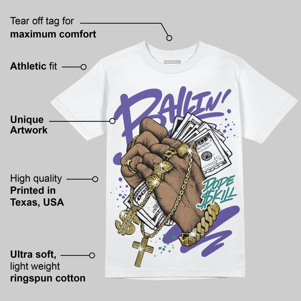 Grape 5s superstreetwear T-Shirt Always Ballin' Graphic