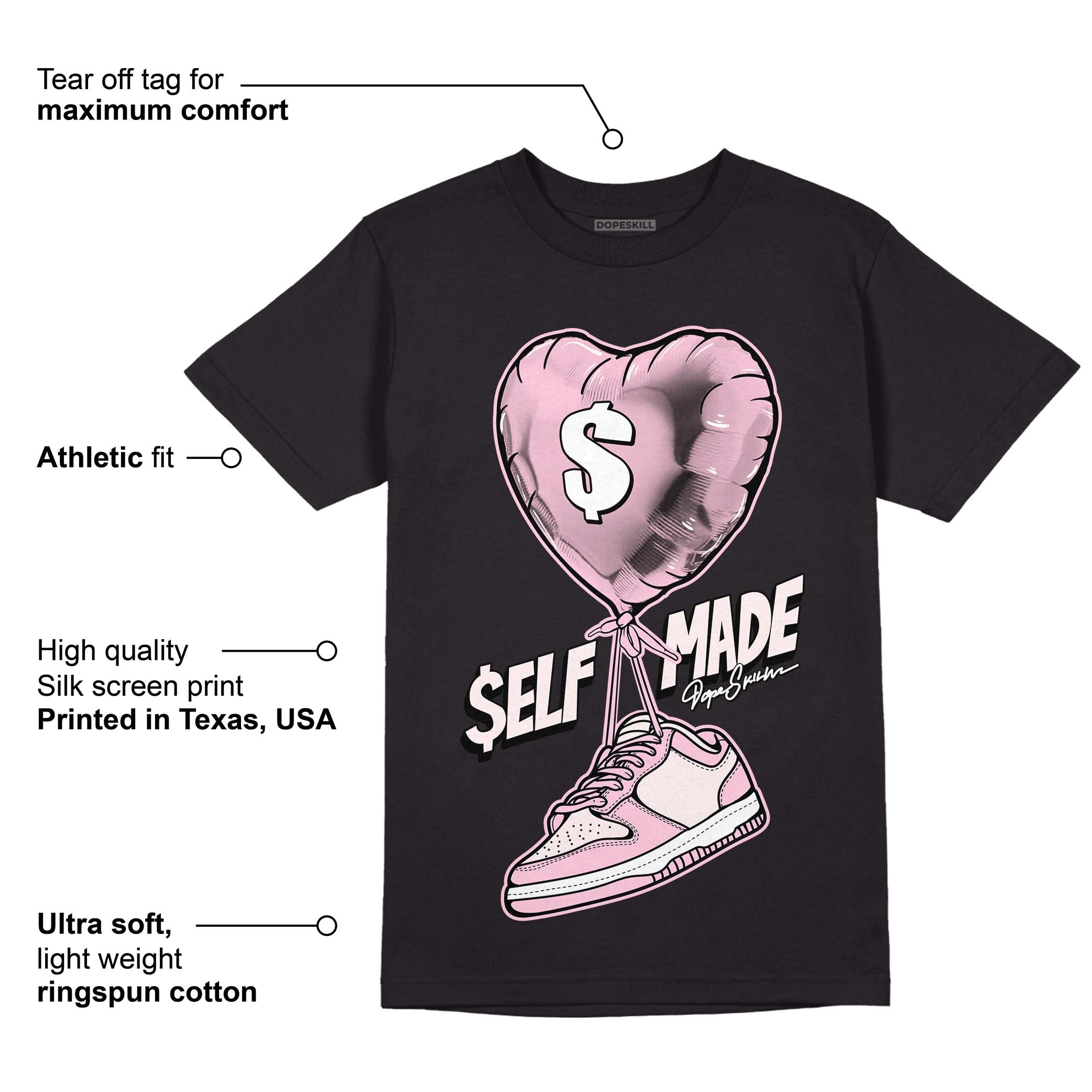 Dunk Low Pink Foam superstreetwear T-Shirt Self Made Graphic