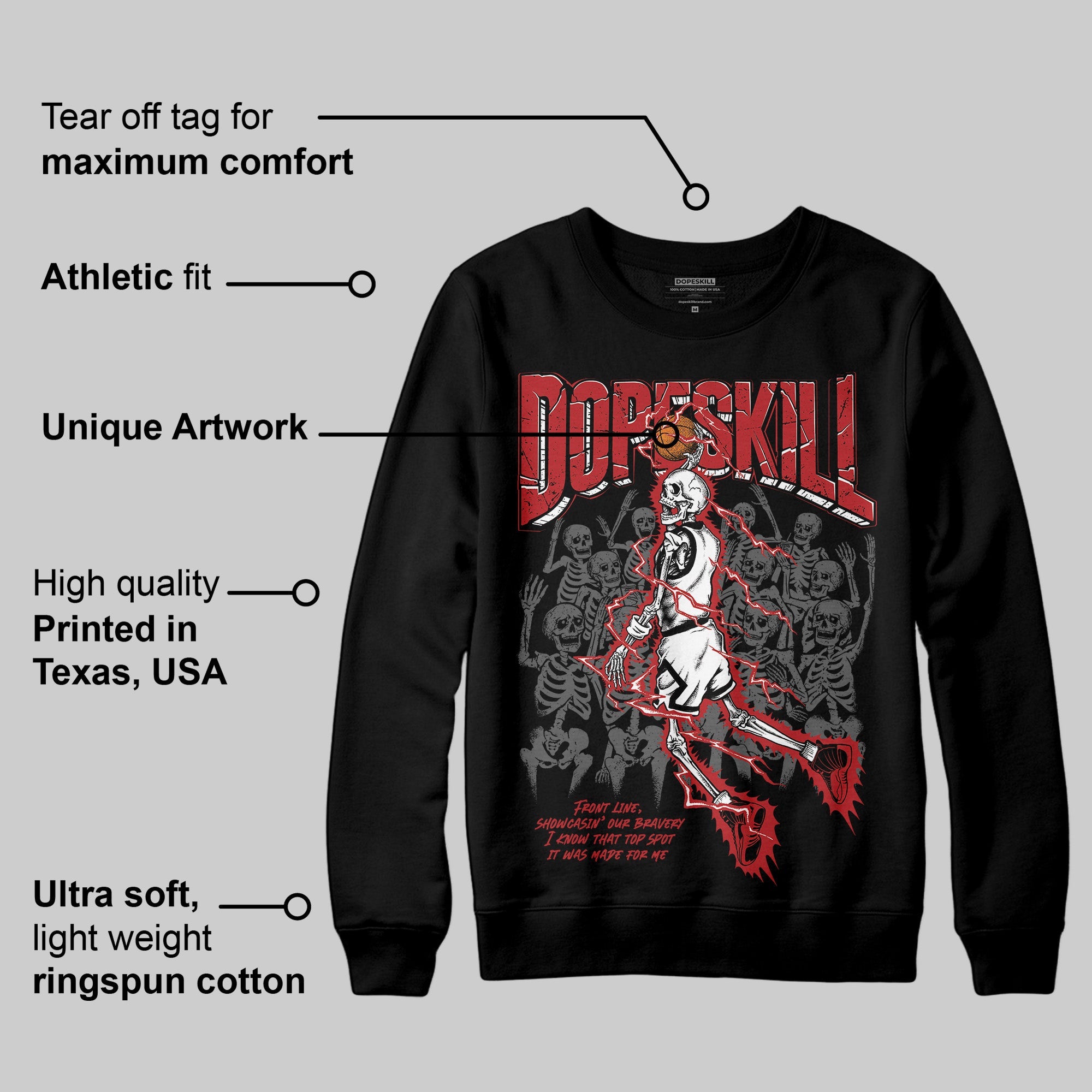 Flu Game 12s superstreetwear Sweatshirt Thunder Dunk Graphic