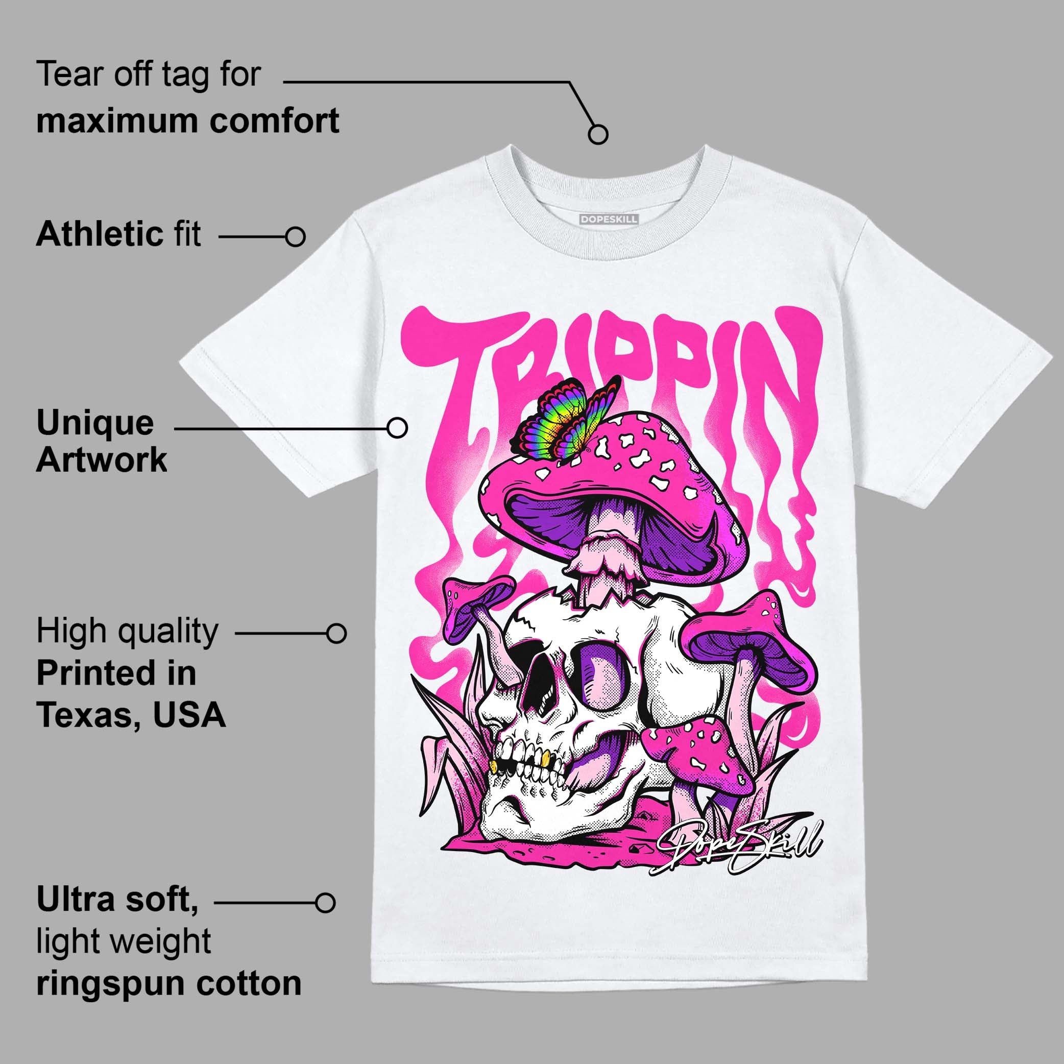 Pink Collection superstreetwear T-Shirt Trippin Graphic