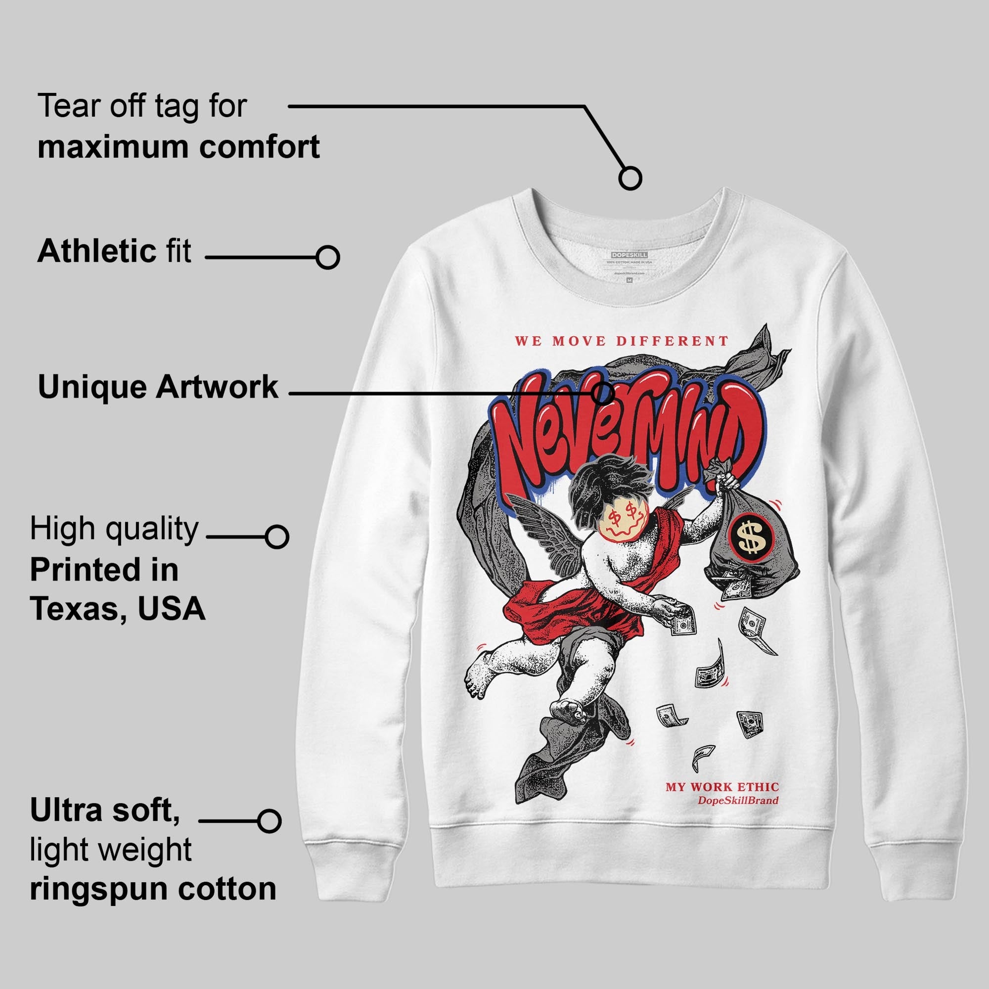 Seoul 2.0 3s superstreetwear Sweatshirt Nevermind Graphic